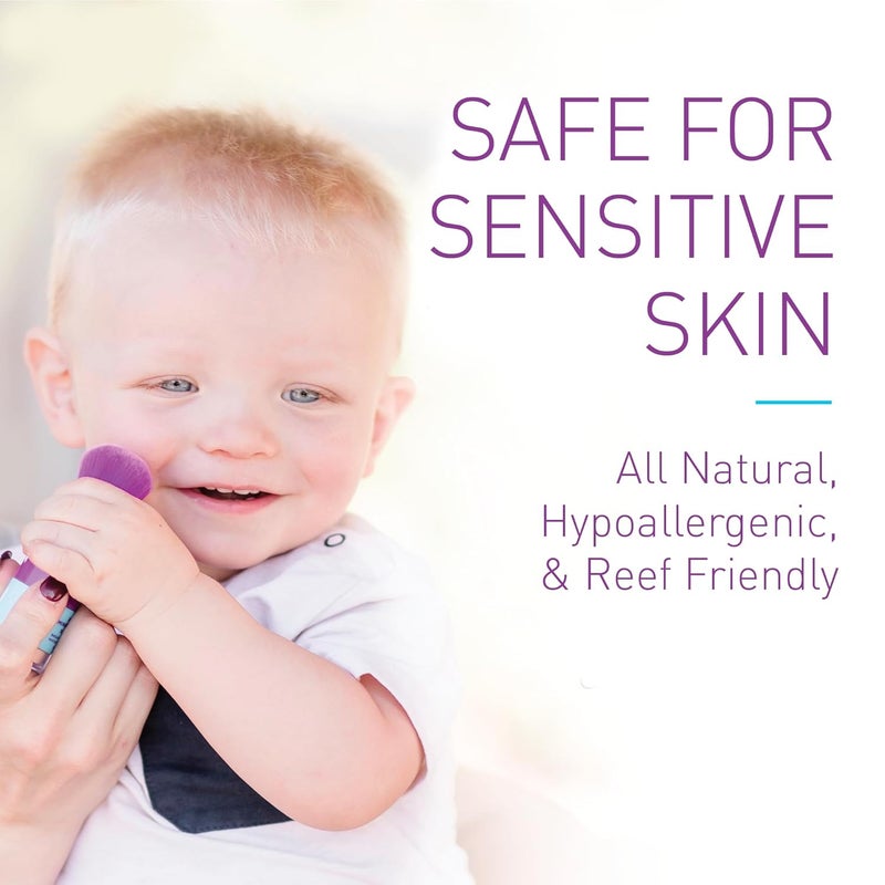 Brush On Block بودرة واقي الشمس المعدنية للأطفال SPF 30 من بوب كيدز، حماية واسعة الطيف، مقاومة للماء لمدة 80 دقيقة، خالية من العطور، سهلة التطبيق للأطفال والرضع، مصنوعة في الولايات المتحدة - Image 2